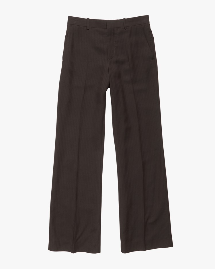 Acne Studios Tailored Suit Trousers Chocolate Brown