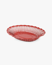 Roger Orfèvre Bread Basket L Red