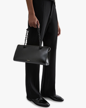 Jil Sander Tangle Tent Shoulder Bag Black