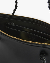 Jil Sander Tangle Tent Shoulder Bag Black
