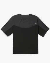 Satisfy Justice Trail Tee Shirt (Half Zip) Black