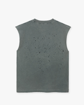 Satisfy MothTech Muscle Tee Faded Black Rcm