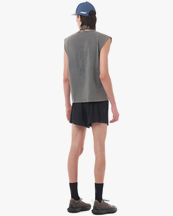 Satisfy MothTech Muscle Tee Faded Black Rcm