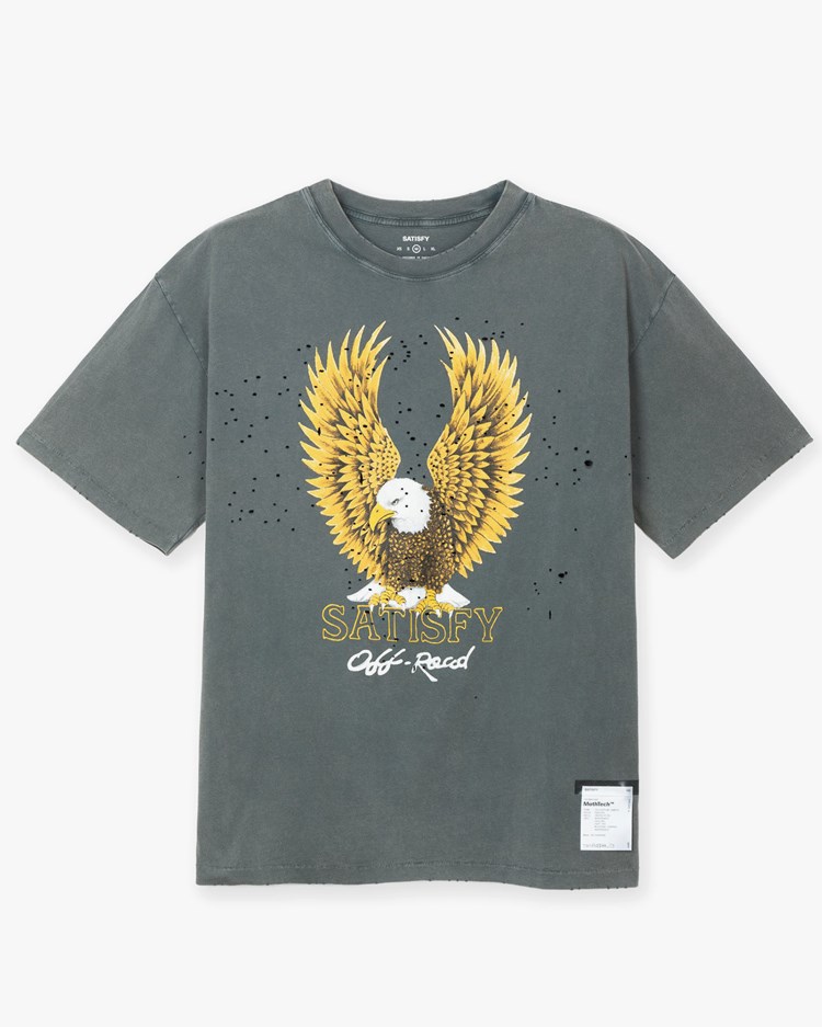 Satisfy MothTech T-Shirt Faded Black Est3