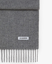 Jil Sander Slim Wool Scarf Koala