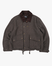 Frizmworks Herringbone Wool Hunting Jacket Pine Brown