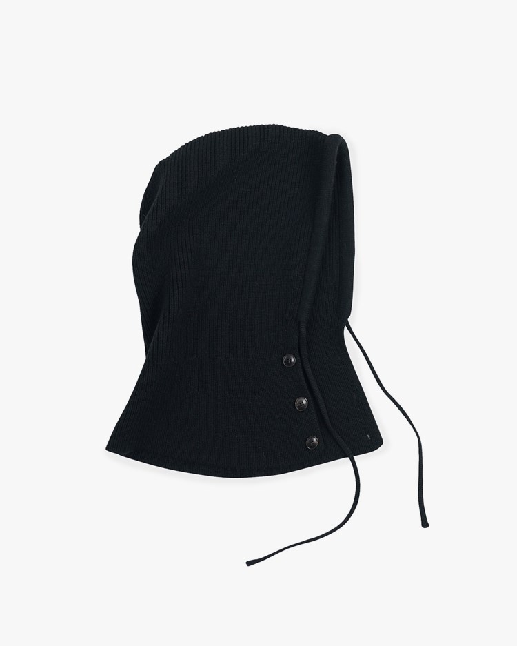 Frizmworks Merino Wool Knit Balaclava Black