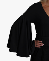 Jacquemus Le Cache Coeur Ventadou Top Black