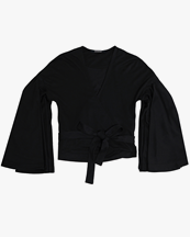 Jacquemus Le Cache Coeur Ventadou Top Black