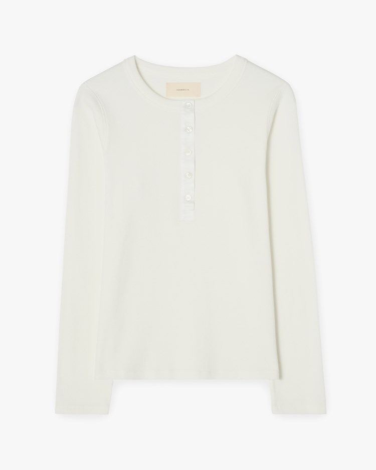 JEANERICA Louise T-Shirt Natural White