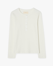 JEANERICA Louise T-Shirt Natural White