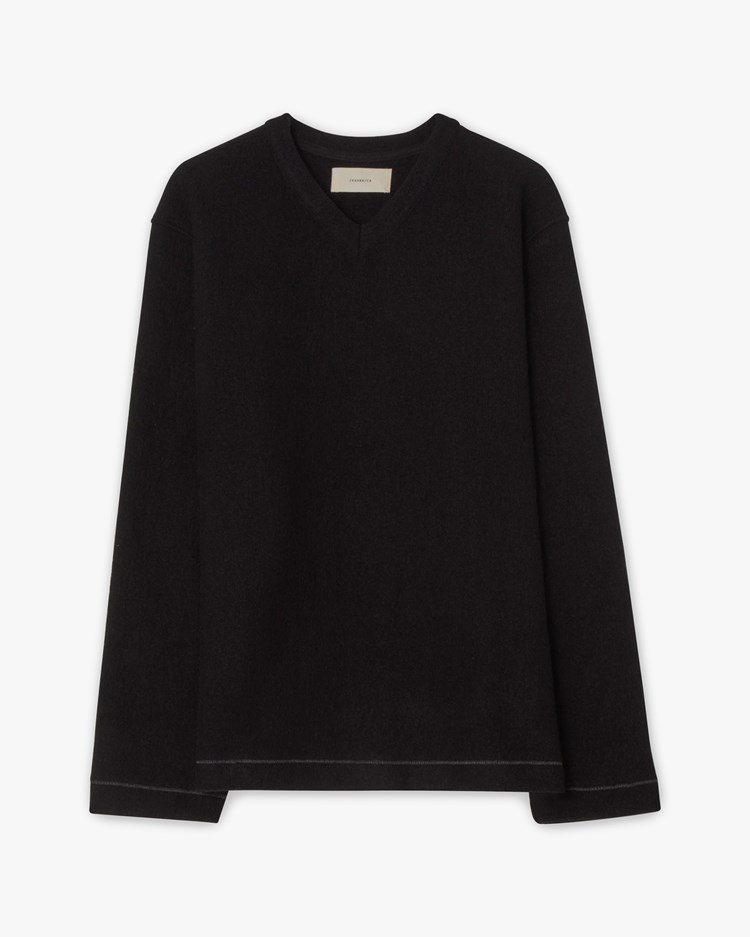 JEANERICA Luca V-Neck Sweater Black