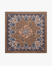 Skall Studio Pippa Scarf Brown Paisley Print