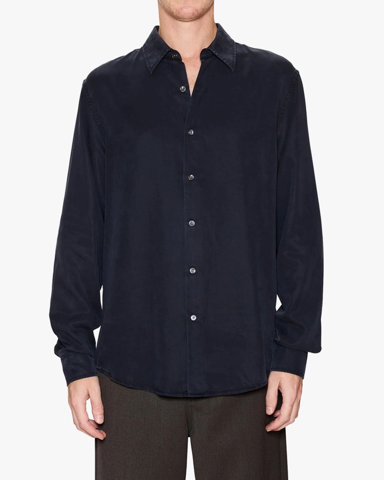 トップス HOPE AIR CLEAN SHIRT HOPE Air Clean Shirt Dark Navy - Vallgatan 12