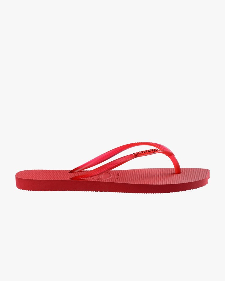Havaianas Slim Split Flip Flops W Red