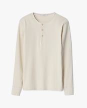 LEMAIRE Long Sleeve Henley Enoki