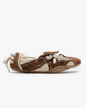 Acne Studios Lace-Up Leather Shoes Off White/Brown
