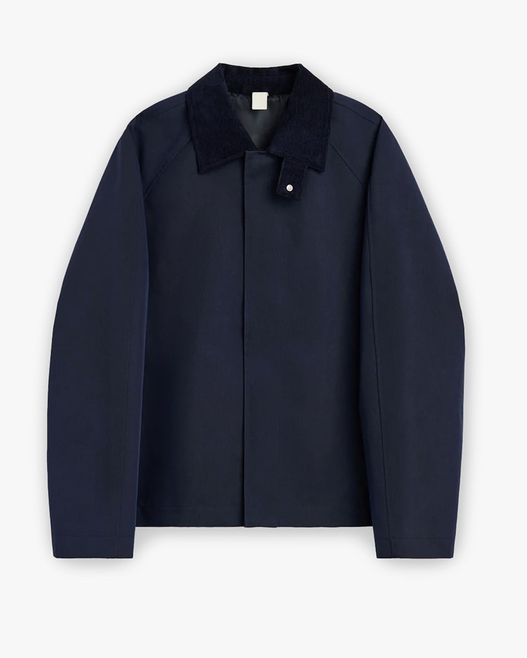 Sunflower Short Raglan Coat Navy