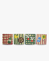 Sera Coasters Green/Red