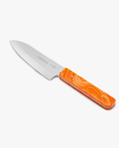 Nomi Baby Santoku Knife Tangerine