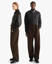 LEMAIRE Twisted Belted Pants Risretto