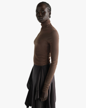 LEMAIRE Ballerina Foulard Top Cacao