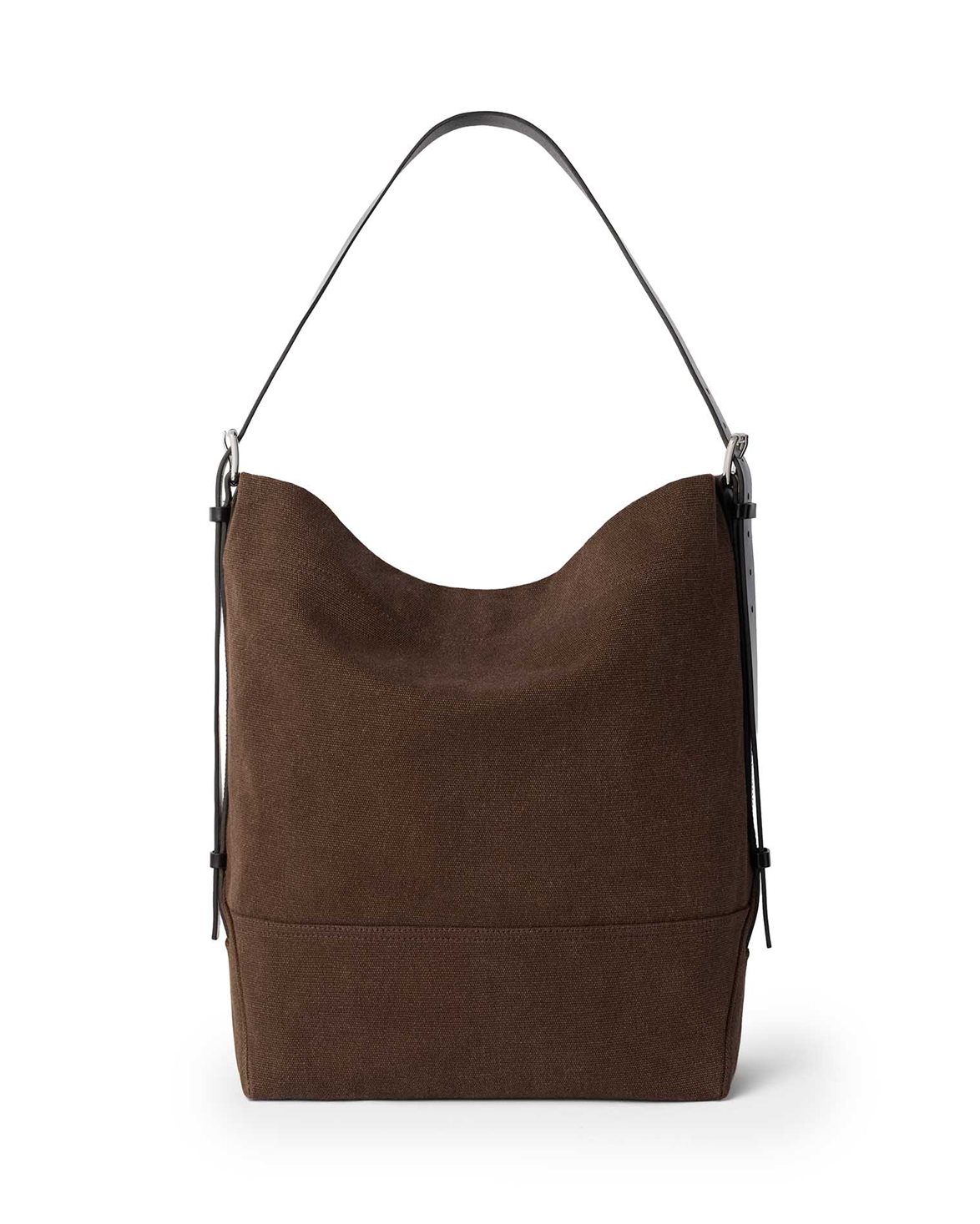 LEMAIRE Belted Tote Bag Dark Chocolate - Vallgatan 12