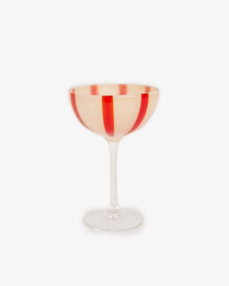 Olsson & Jensen Ziggy Cocktail Glass Red