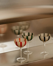 Olsson & Jensen Ziggy Cocktail Glass Black