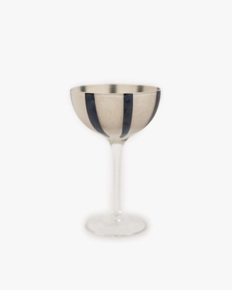 Olsson & Jensen Ziggy Cocktail Glass Black