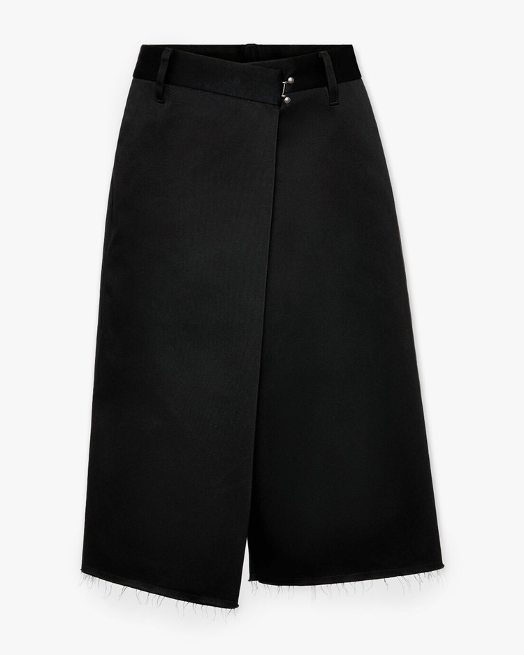 Maison Margiela Wrap Bermuda Shorts Black