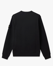 Stone Island 6100017 Cotton Interlock Sweatshirt Black