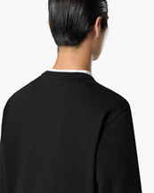 Stone Island 6100017 Cotton Interlock Sweatshirt Black