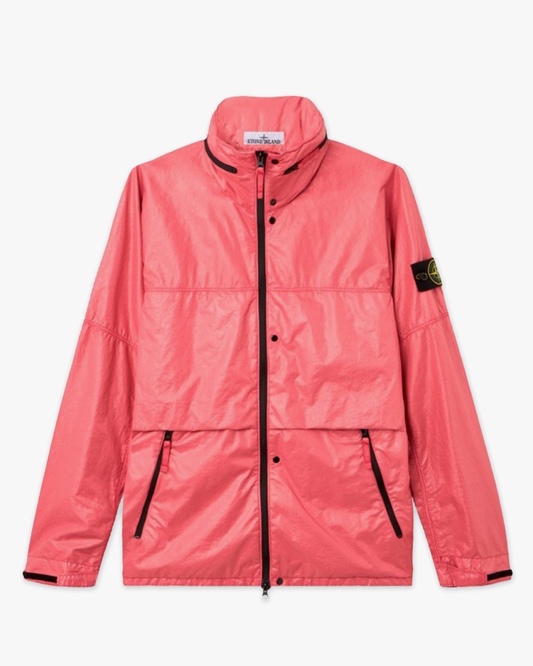 Stone Island Q100019 Glossy Nylon Jacket Geranium