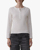 JEANERICA Louise T-Shirt Natural White
