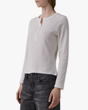 JEANERICA Louise T-Shirt Natural White