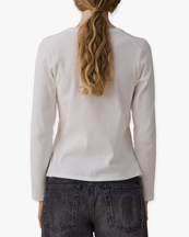 JEANERICA Louise T-Shirt Natural White