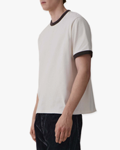 JEANERICA Ringer T-Shirt Grey Lilac