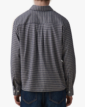 JEANERICA Juan Shirt Blue Flannel Check
