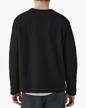 JEANERICA Luca V-Neck Sweater Black