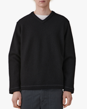 JEANERICA Luca V-Neck Sweater Black