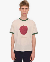 Palmes Apple Ringer T-Shirt Broken White