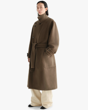 LEMAIRE Wrap Coat Thyme