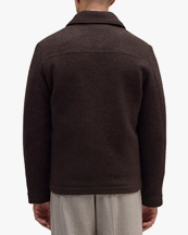 NN07 Gael Wool Zip Jacket Dusky Port