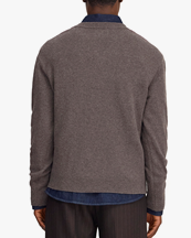 NN07 Otto Argyle V-Neck Sweater Winetasting
