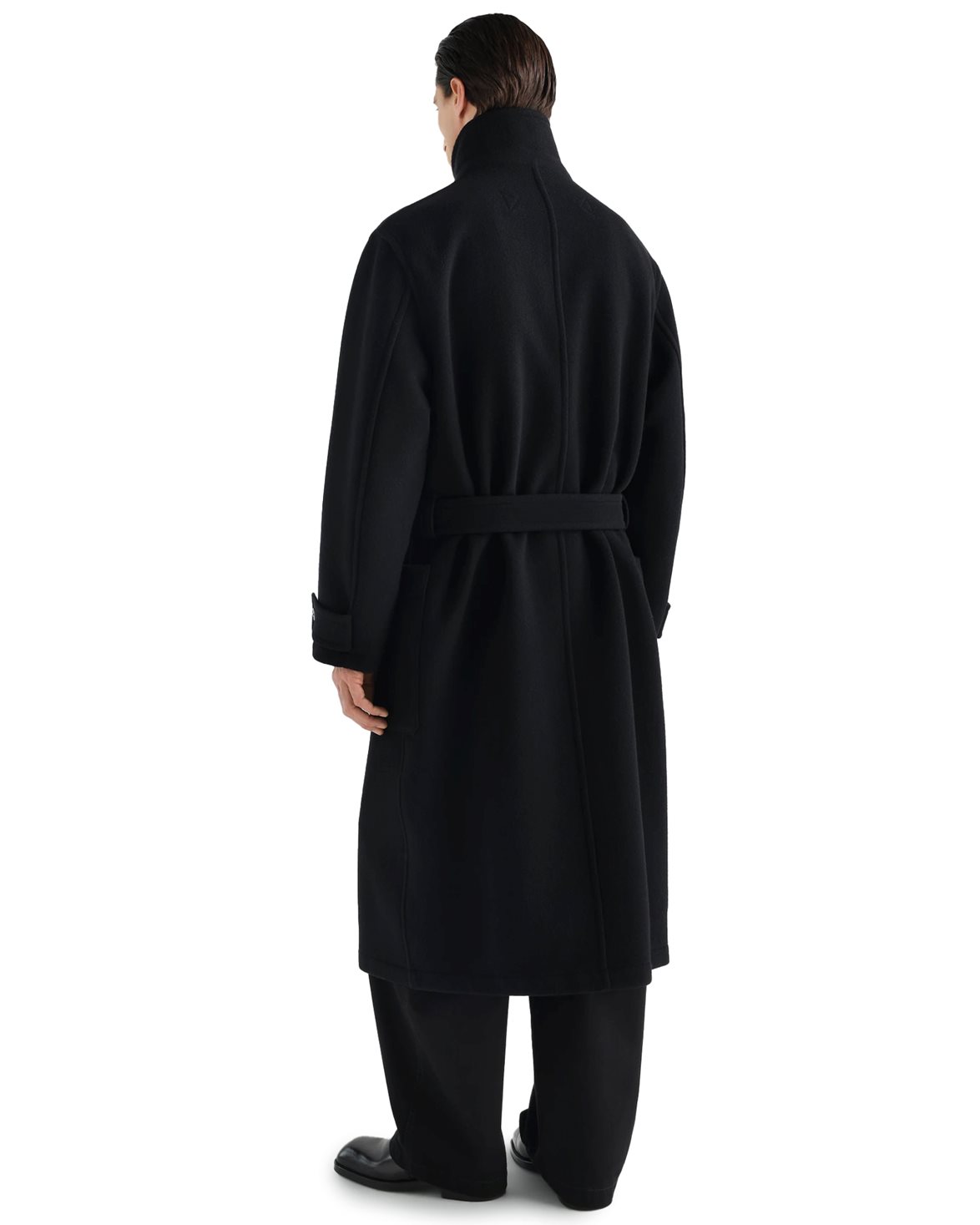 LEMAIRE Wrap Coat Black - Vallgatan 12