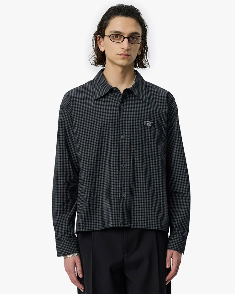Mfpen Frame Shirt Black Check