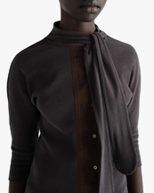 LEMAIRE Ascot T-Shirt Basalt