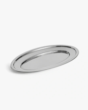 Hay Essential Steel Oval Dish M Stainless Steel