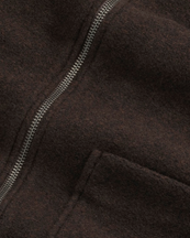 NN07 Gael Wool Zip Jacket Dusky Port